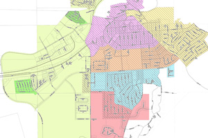 Boulder City Street Sweeper Map