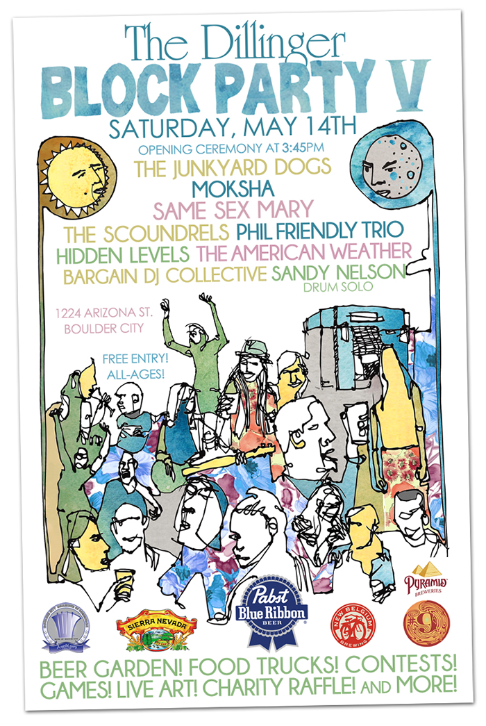 The Dillinger Block Party 2016 in Boulder City, Nevada