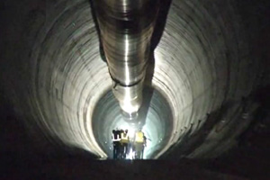 Inside the 3rd Intake Tunnel...Pre-Flooding