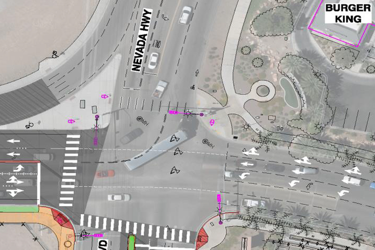 Expansion to Two Westbound Lanes at Buchanan & Nevada Way