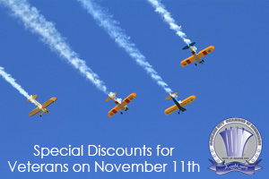 Veterans Day Discounts on Nov. 11th