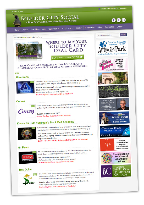 Where to Buy Boulder City Deal Cards Where to Buy Boulder City Deal Cards