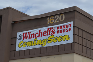 Winchell's Donuts Construction Peek