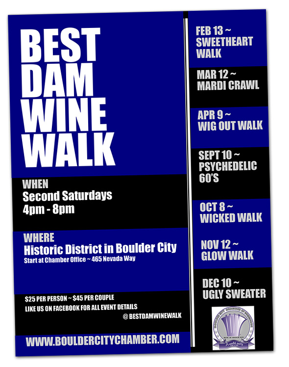Best Dam Wine Walk 2016 in Boulder City, Nevada