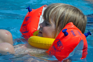 Youth Learn To Swim in Boulder City, Nevada