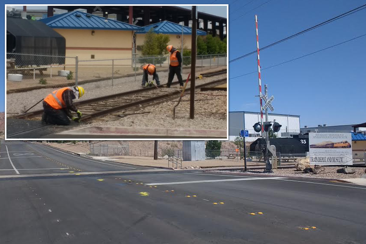 Yucca Street Train Track Replacement in Boulder City, Nevada