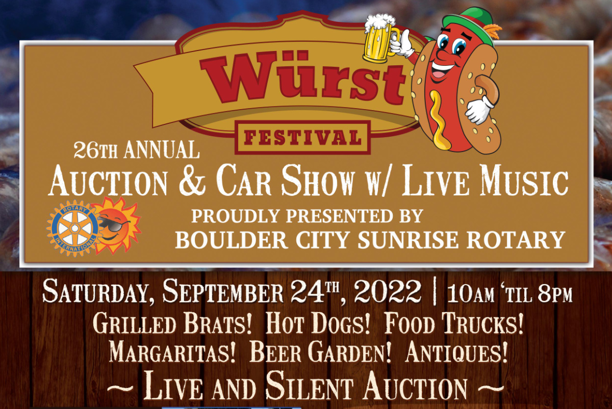 Wurst Fest Event Ad 2022 Boulder City, NV