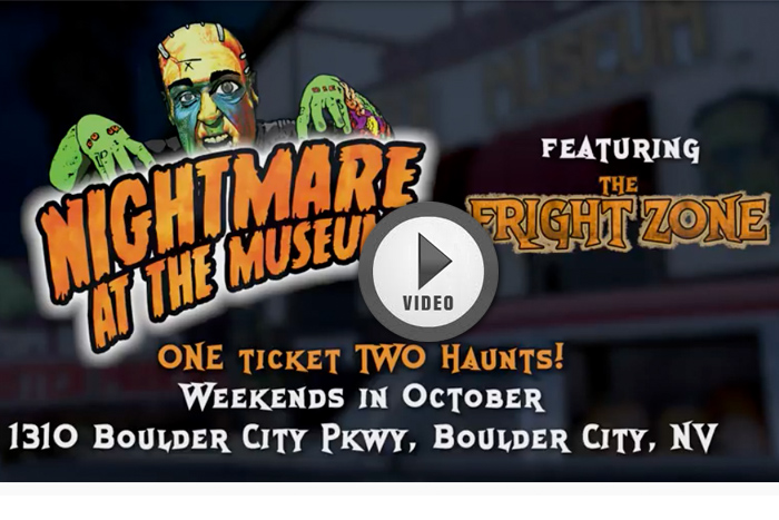 The Fright Zone is Baaaack at Tom Devlin's Monster Museum