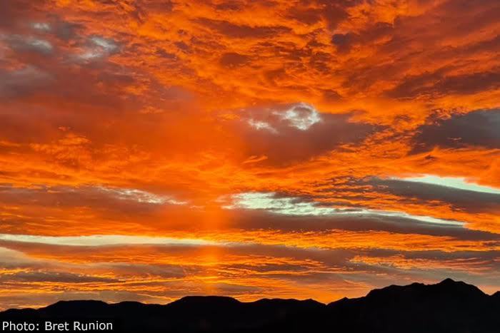 Fan Photo: Sunrise in Boulder City by Bret Runion