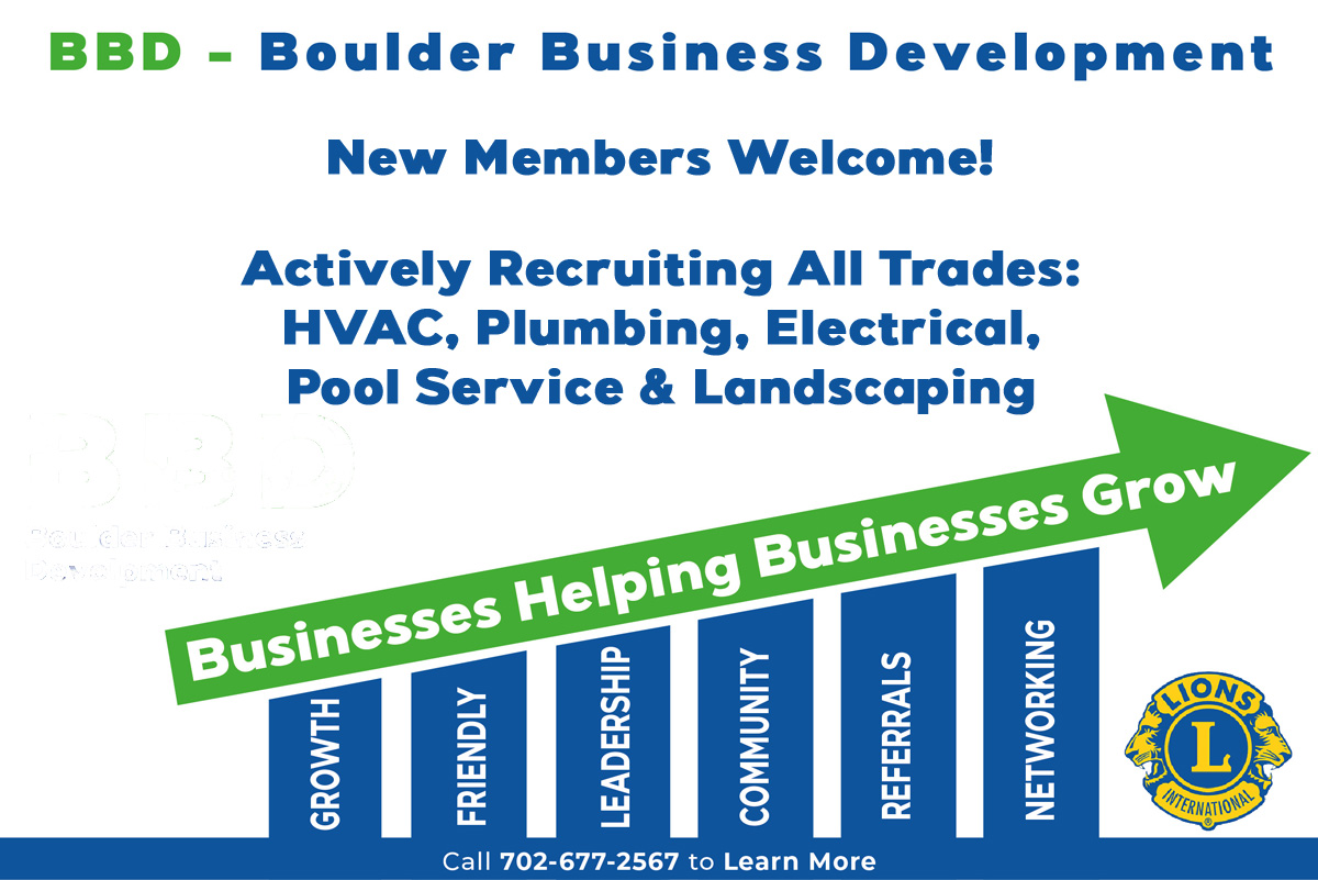 BBD Trades Biz News Boulder City, NV