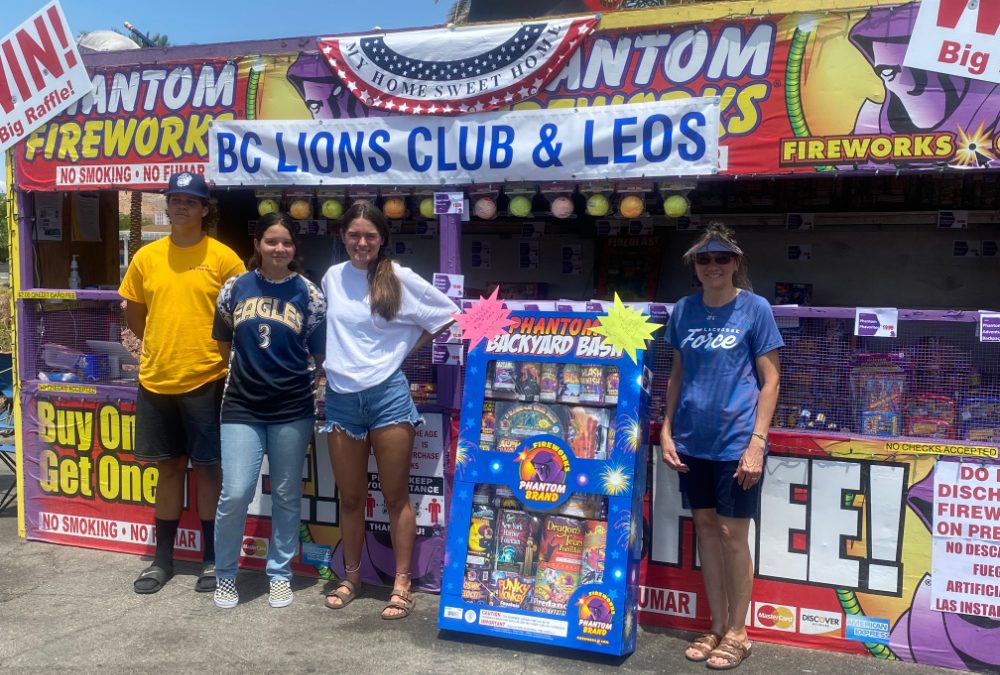 Lions Club Fireworks Booth Opens July 1