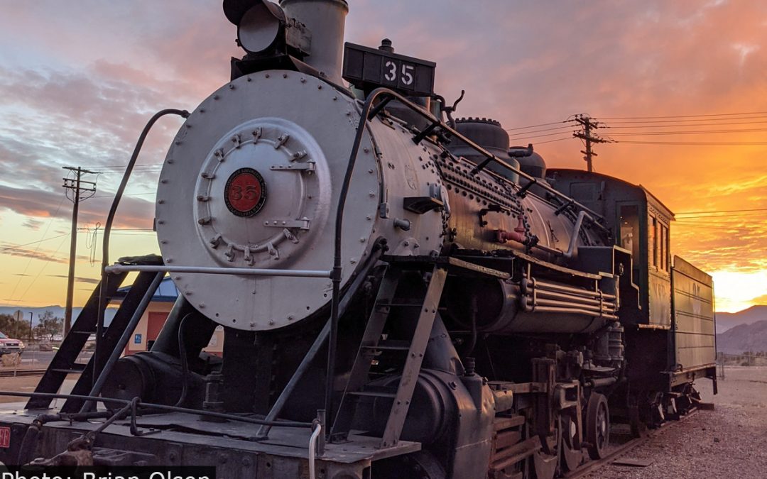 Fan Photo: Sunset at the Railroad Museum by Brian Olsen