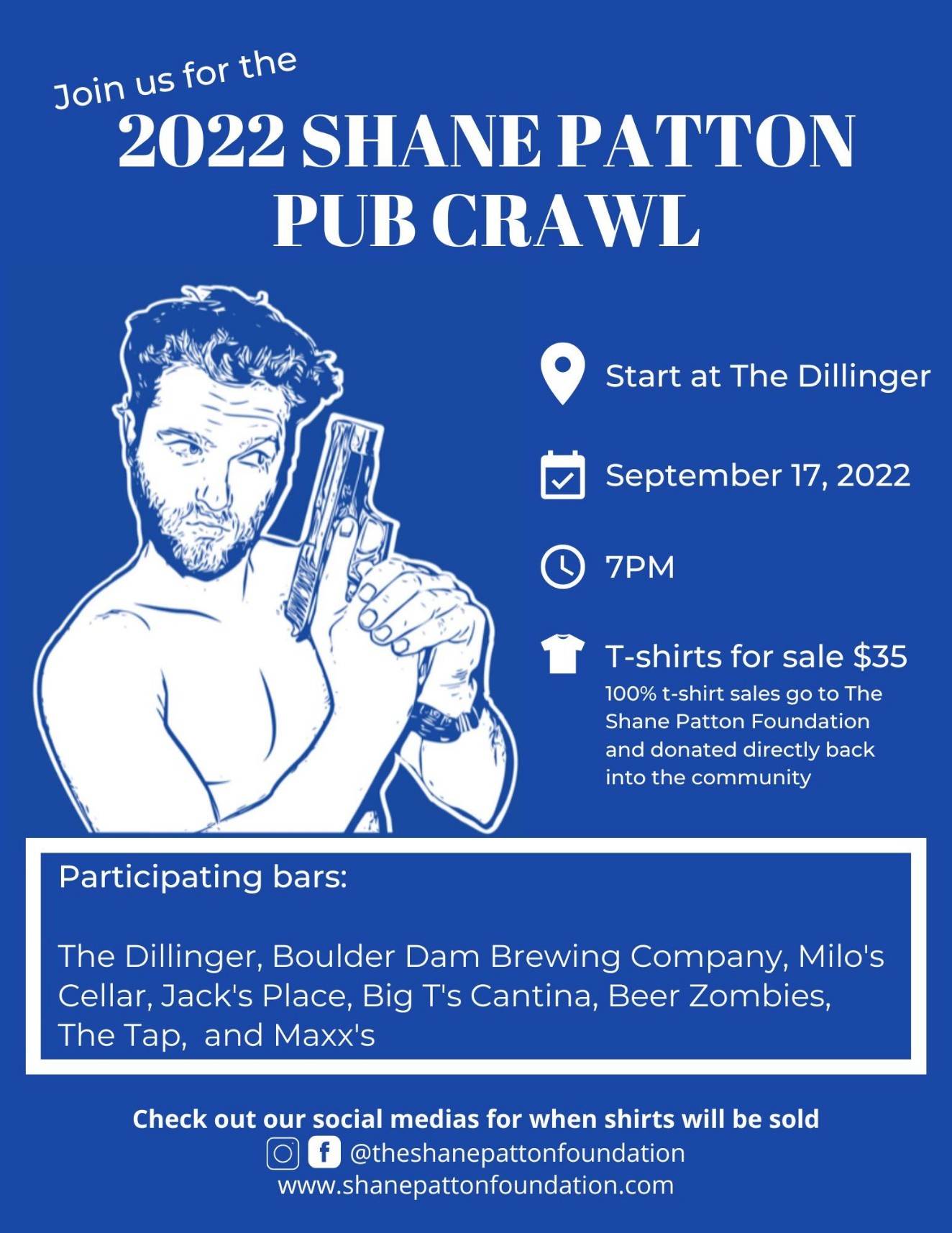 Dillinger Shane Patton Pub Crawl Boulder City, NV