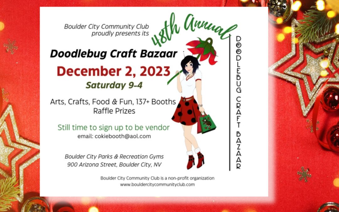 The Boulder City Community Club Doodlebug Bazaar 2023