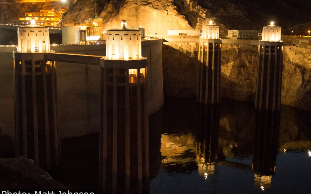 Fan Photo: Hoover Dam at Night by Matt Johnson