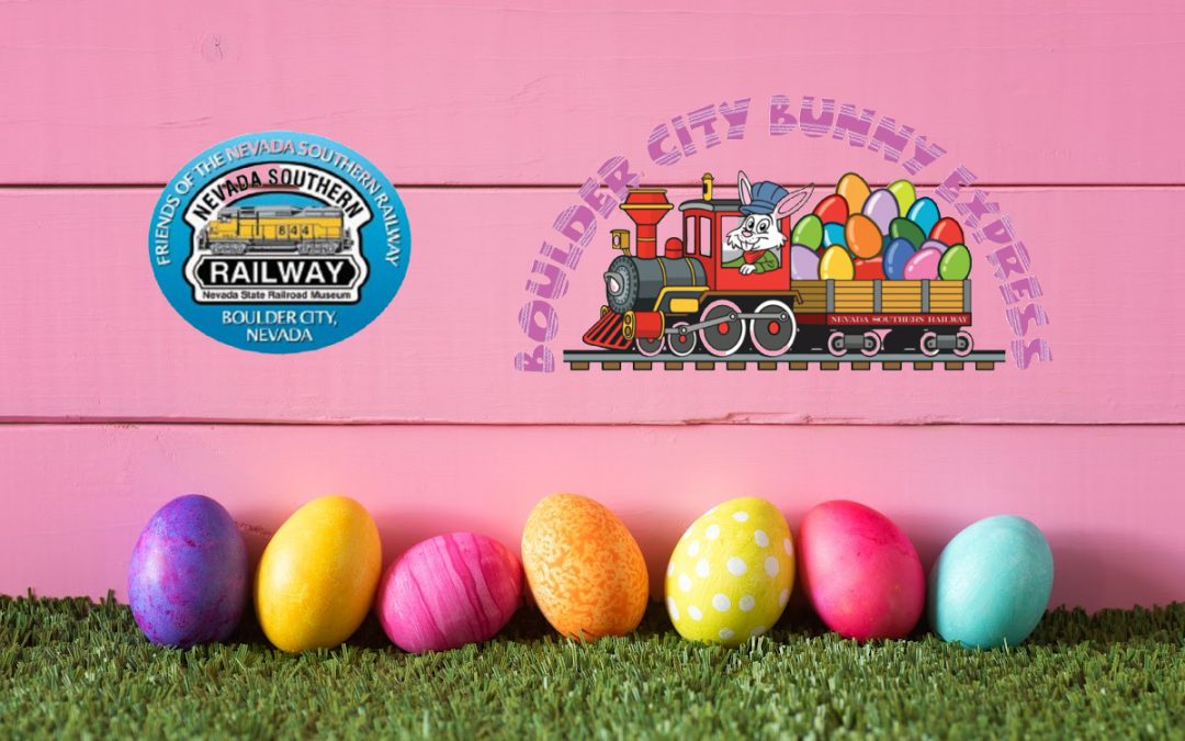 The Easter Bunny Rolls into Boulder City on the Bunny Express