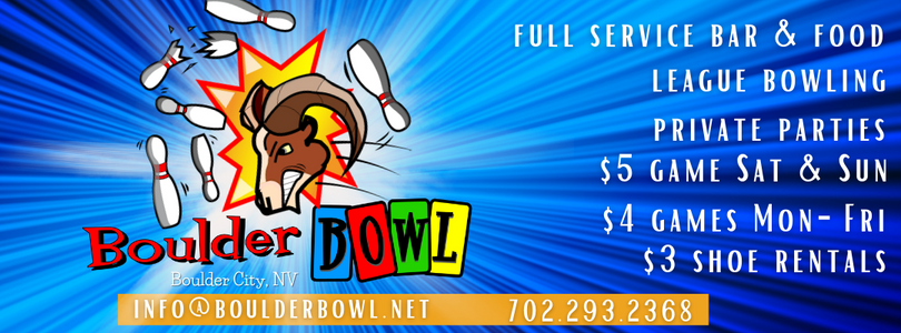 Boulder Bowl Banner Bobo warp Boulder City Nevada
