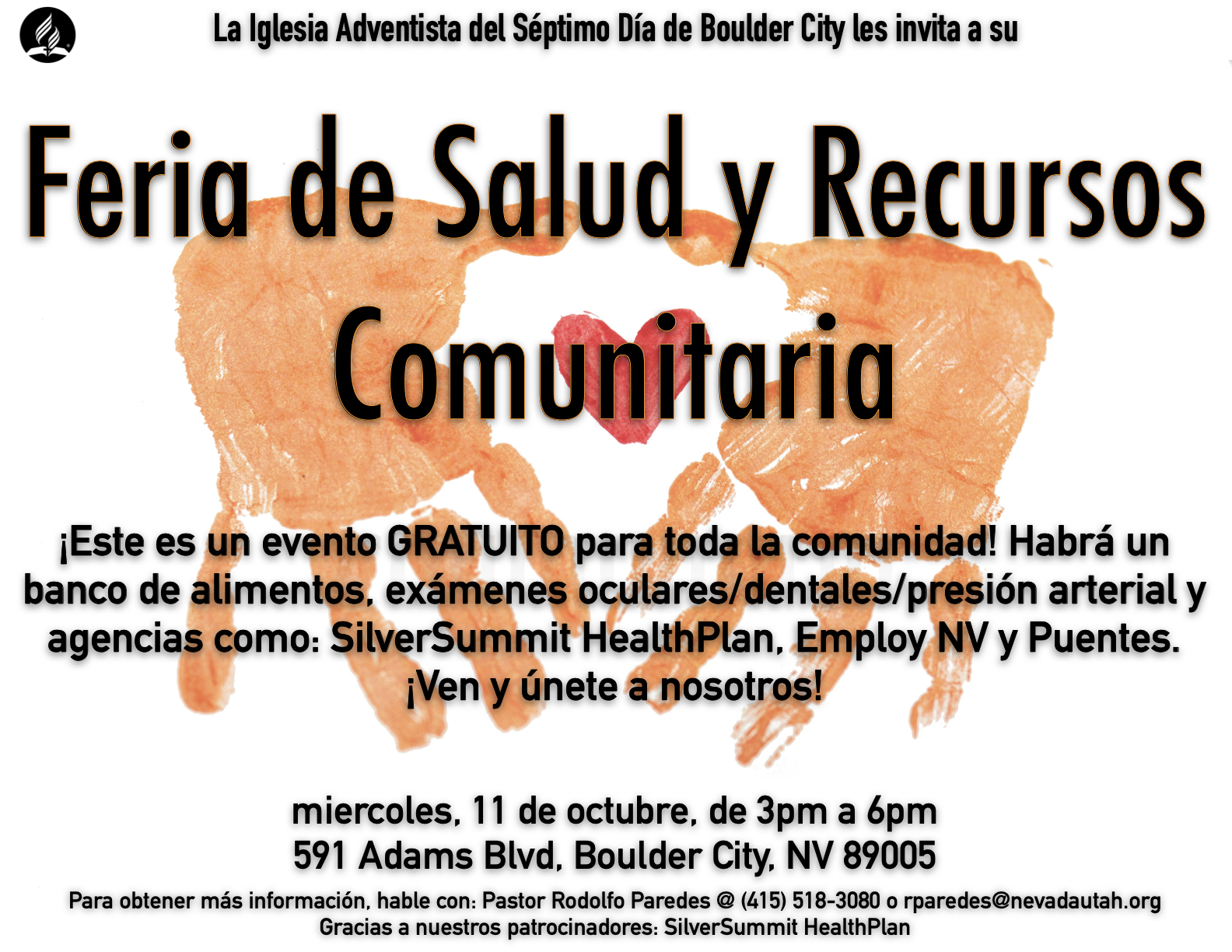Community Health & Resource Fly er (Spanish) Boulder City, NV