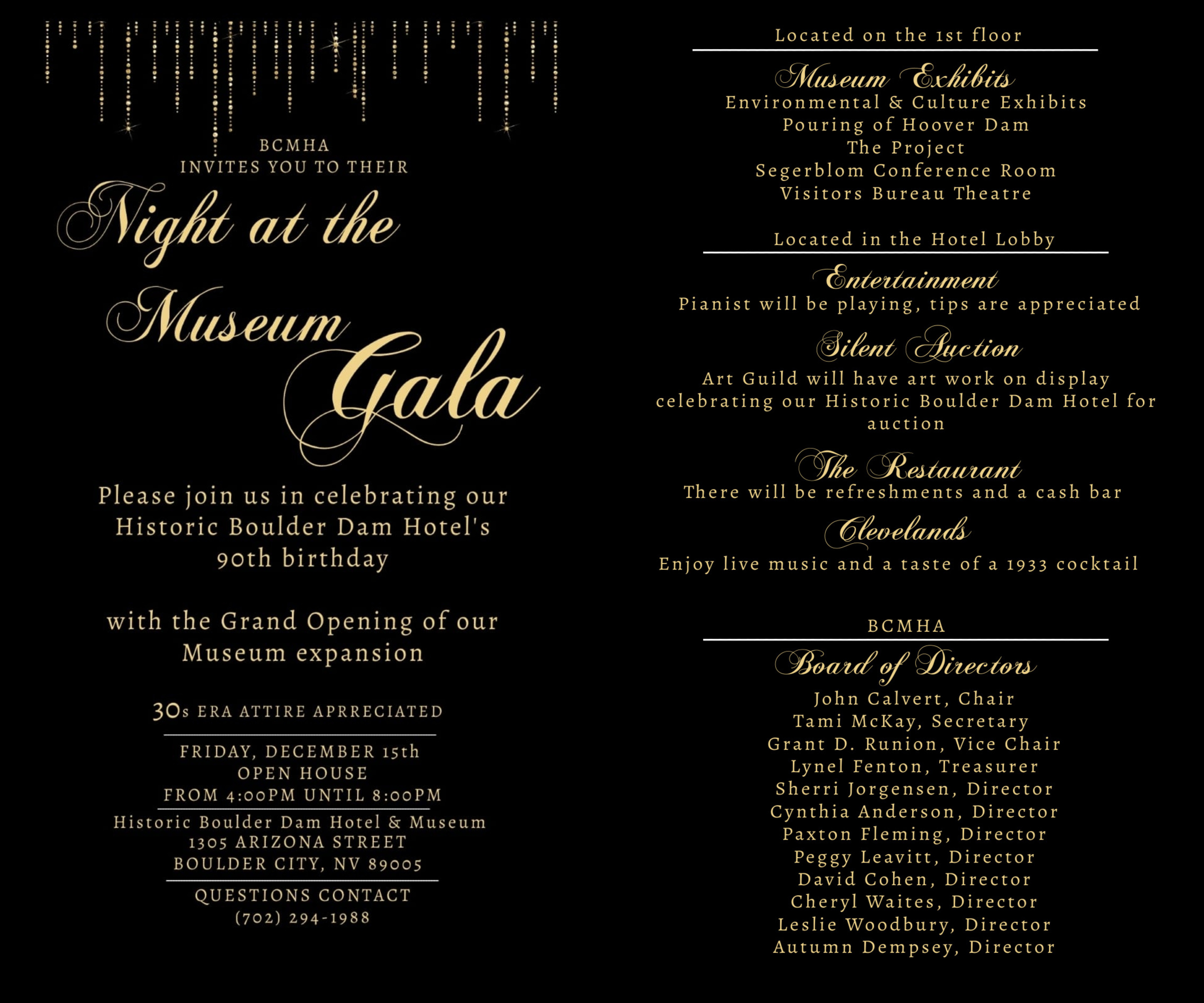 MuseumGala Boulder City Nevada