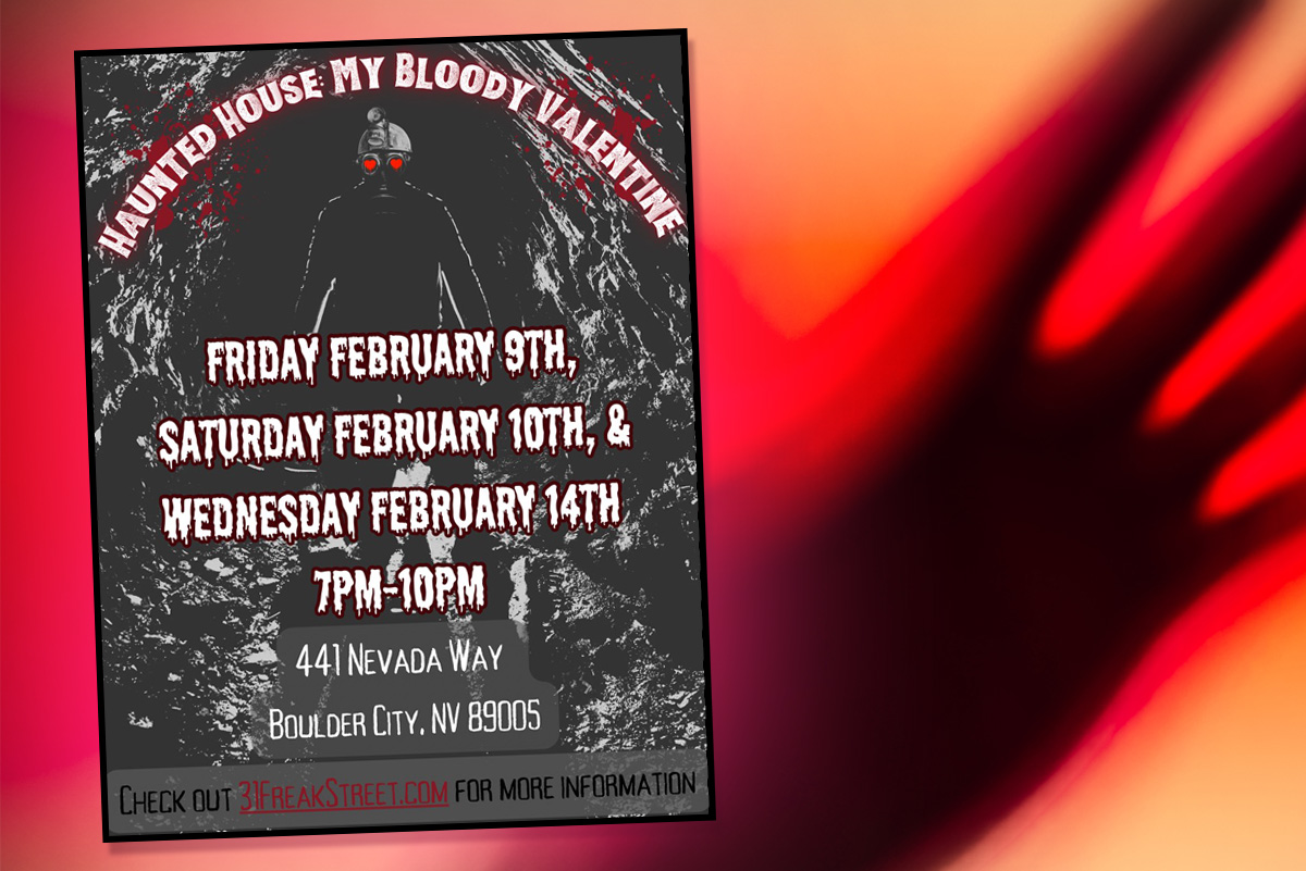 Bloody Valentine Event Ad Boulder City, NV