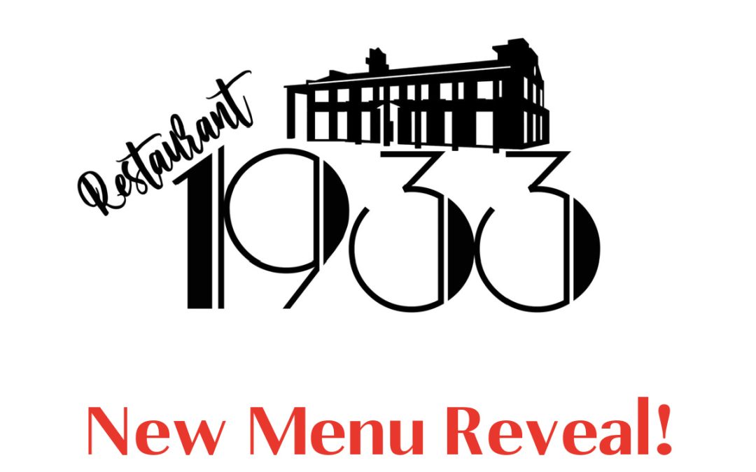 Restaurant 1933 Teases New Menu, Opening Date