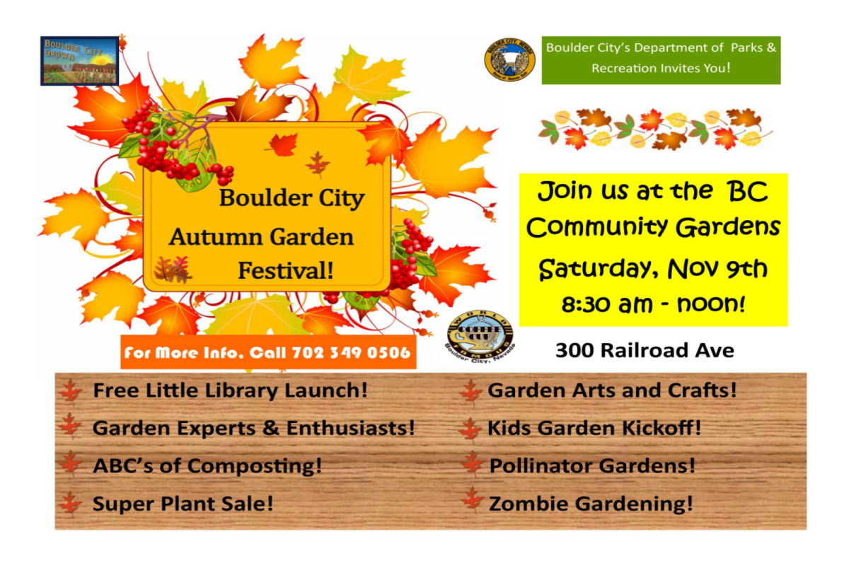 Check Out the Community Gardens November 9