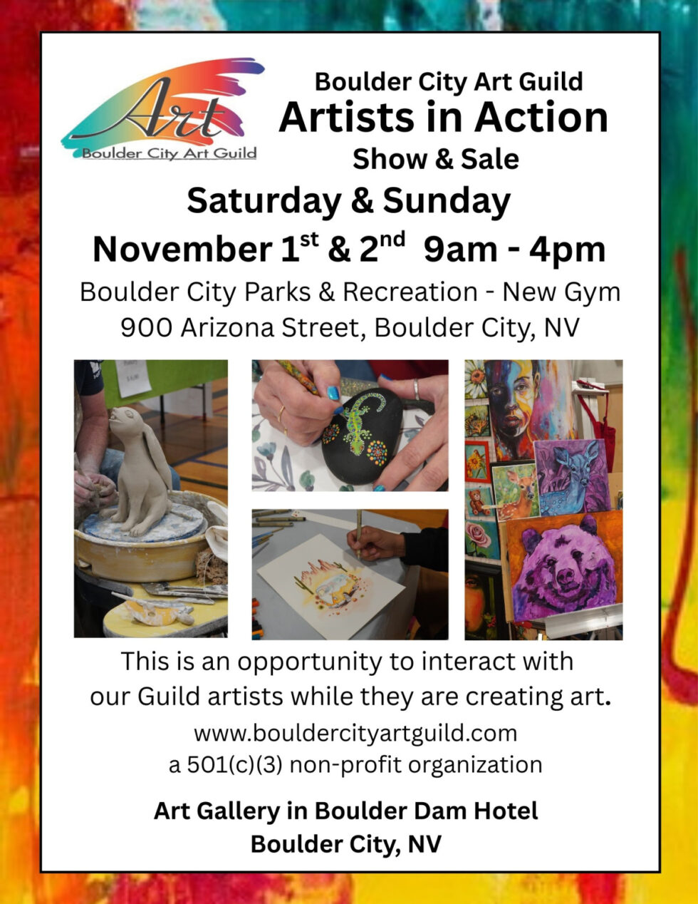 Artists-in-Action-Fall-2025-Poster Boulder City Nevada