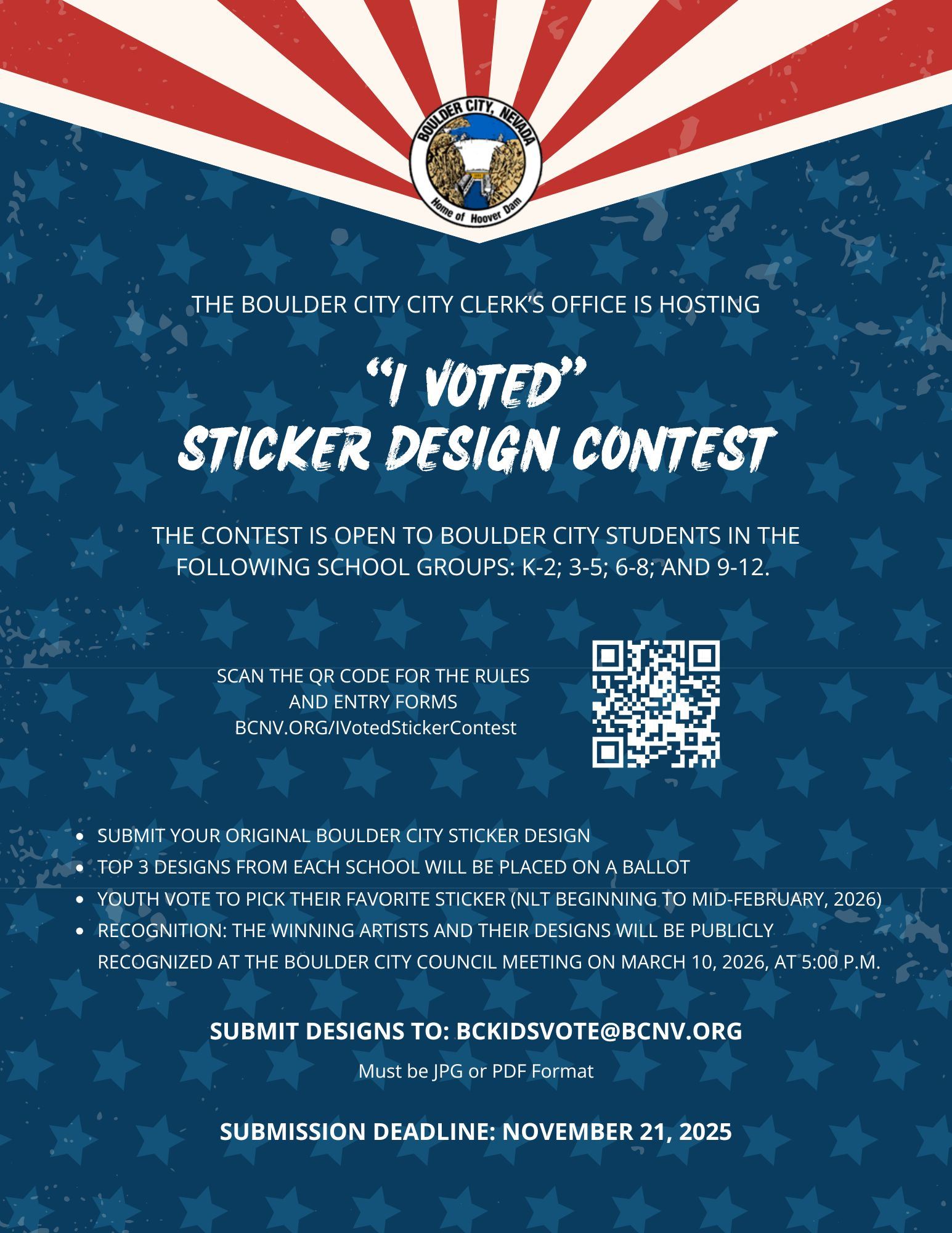 StickerContest Boulder City Nevada