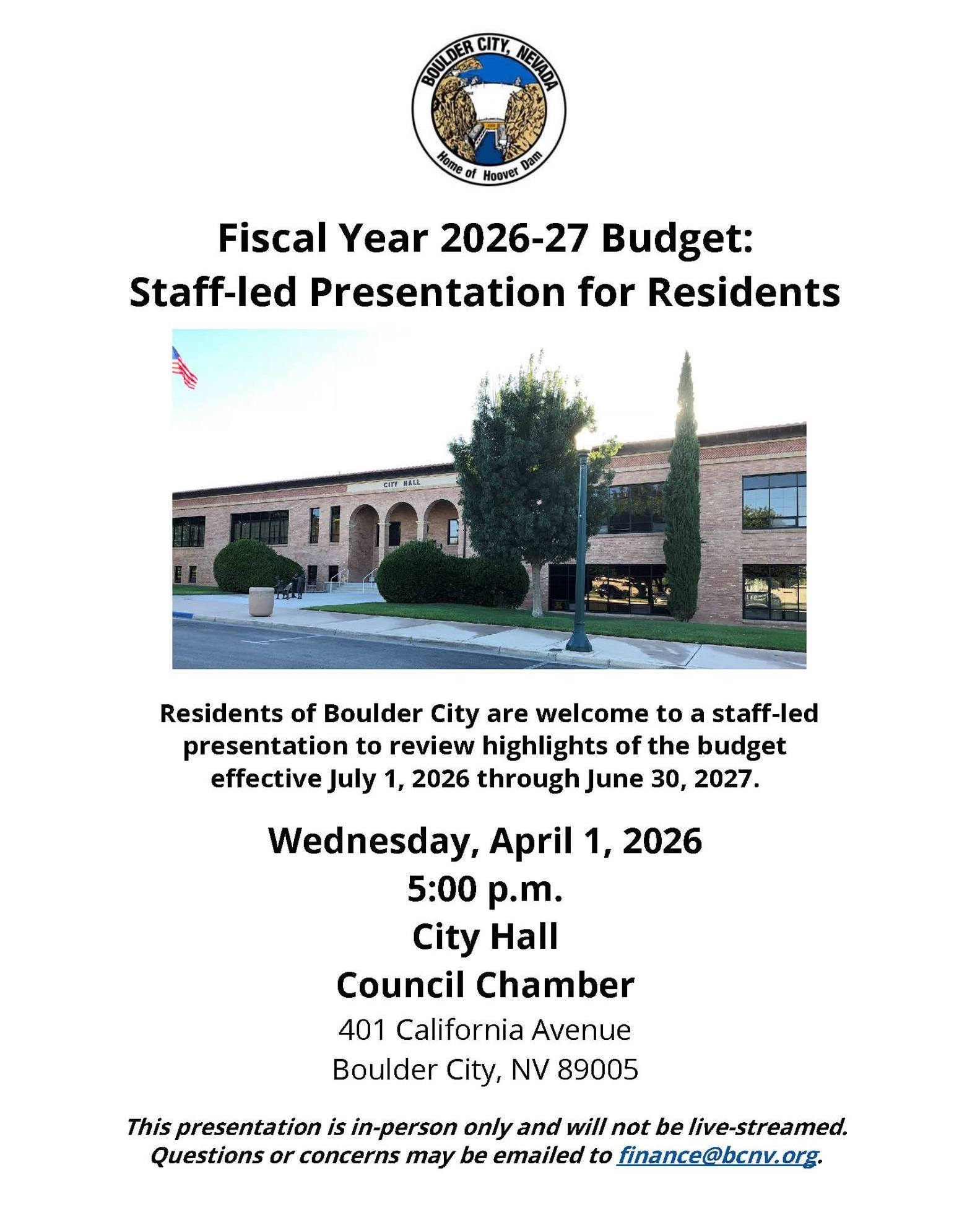Budget Boulder City Nevada
