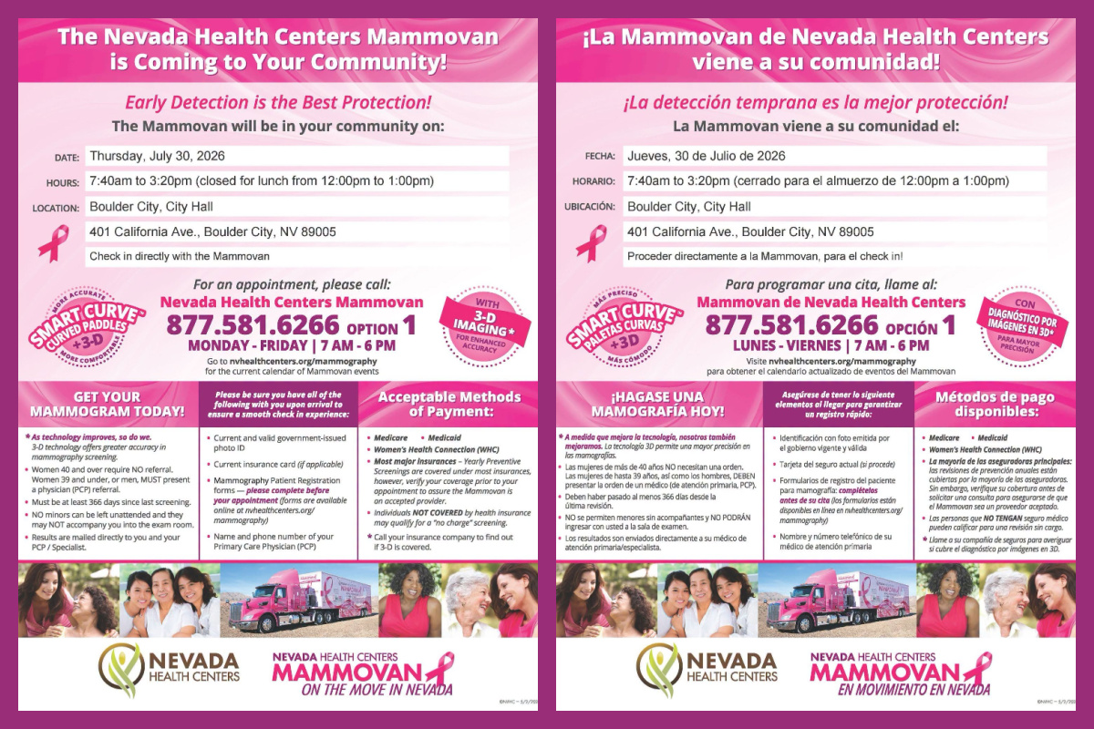 Mammovan2 Boulder City Nevada