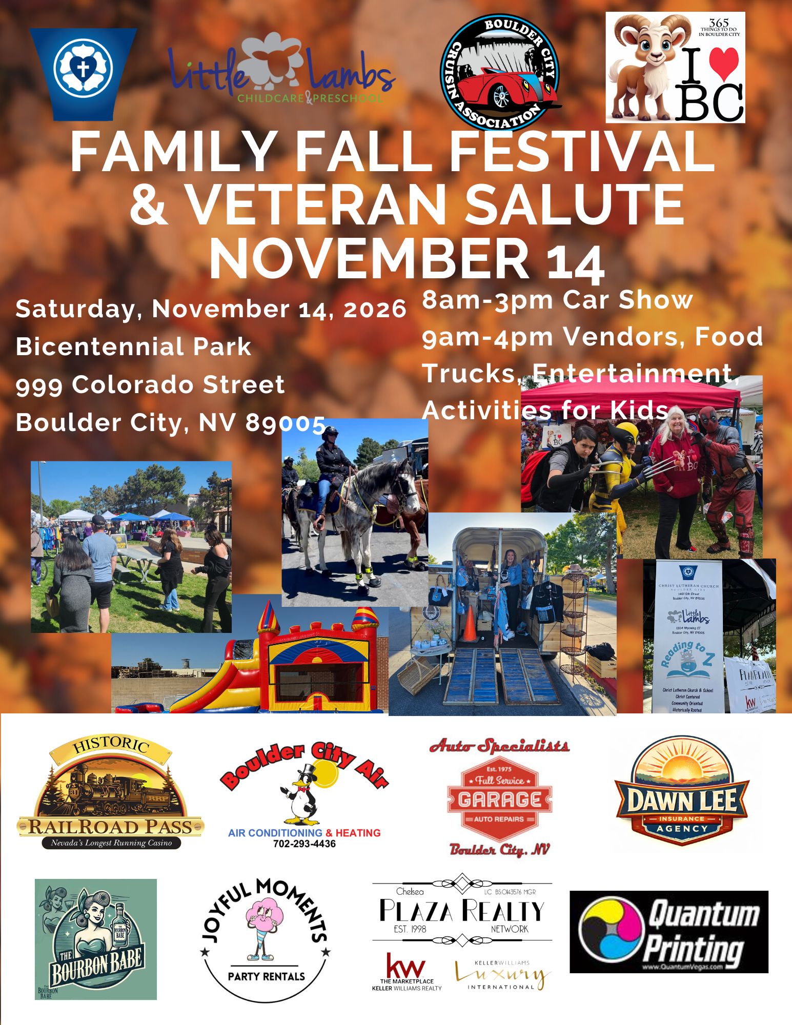 FallFestivalFlyer Boulder City Nevada