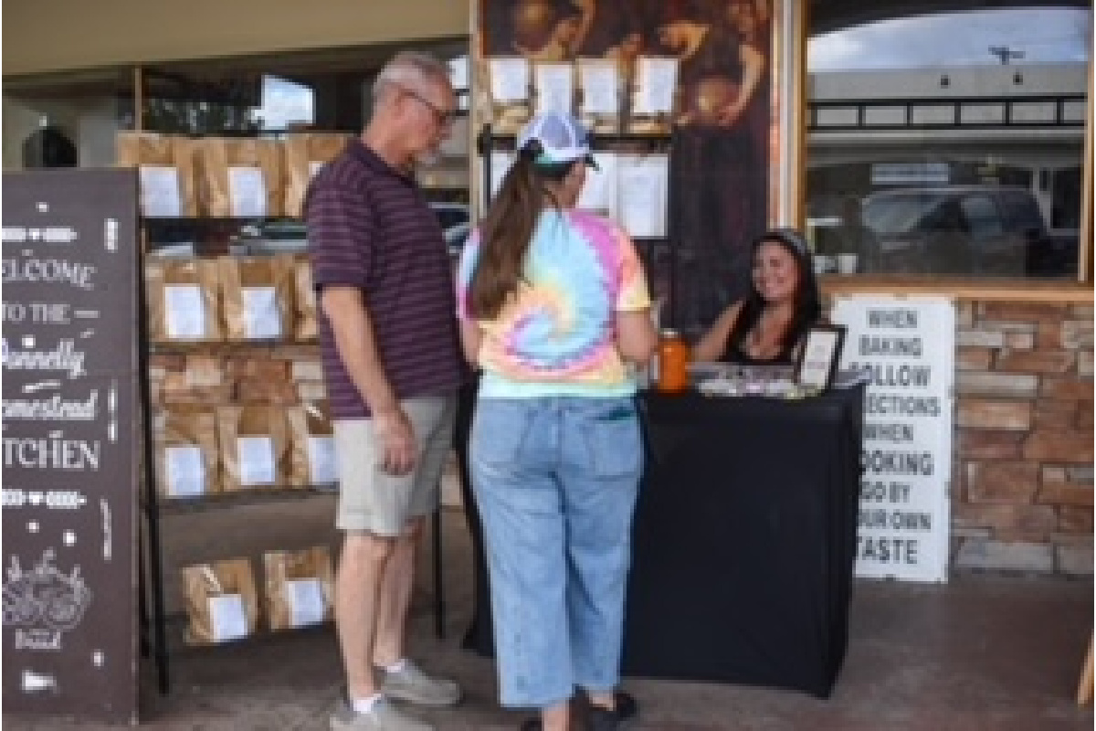 Last Friday market, courtesy of Sarah Iwinski, Serenity Salon and Spa