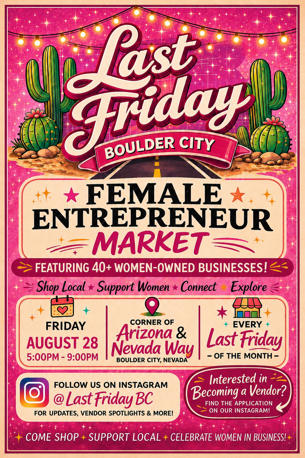 Last Friday market, courtesy of Sarah Iwinski, Serenity Salon and Spa
