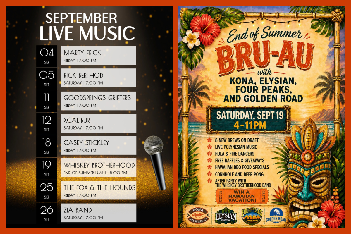 Boulder Dam Brewing Company September 2026 events