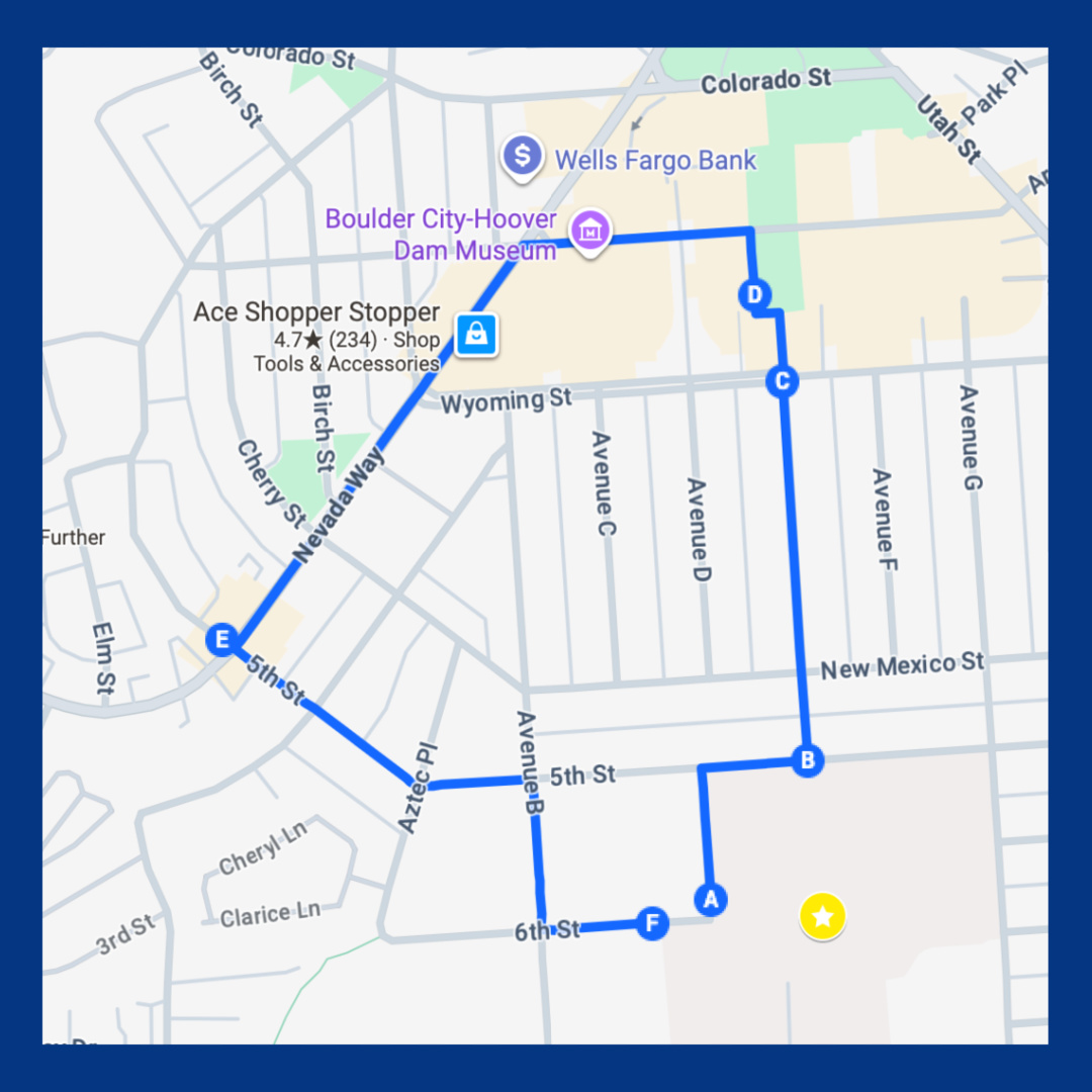 Homecoming Parade Map 2026 (updated)