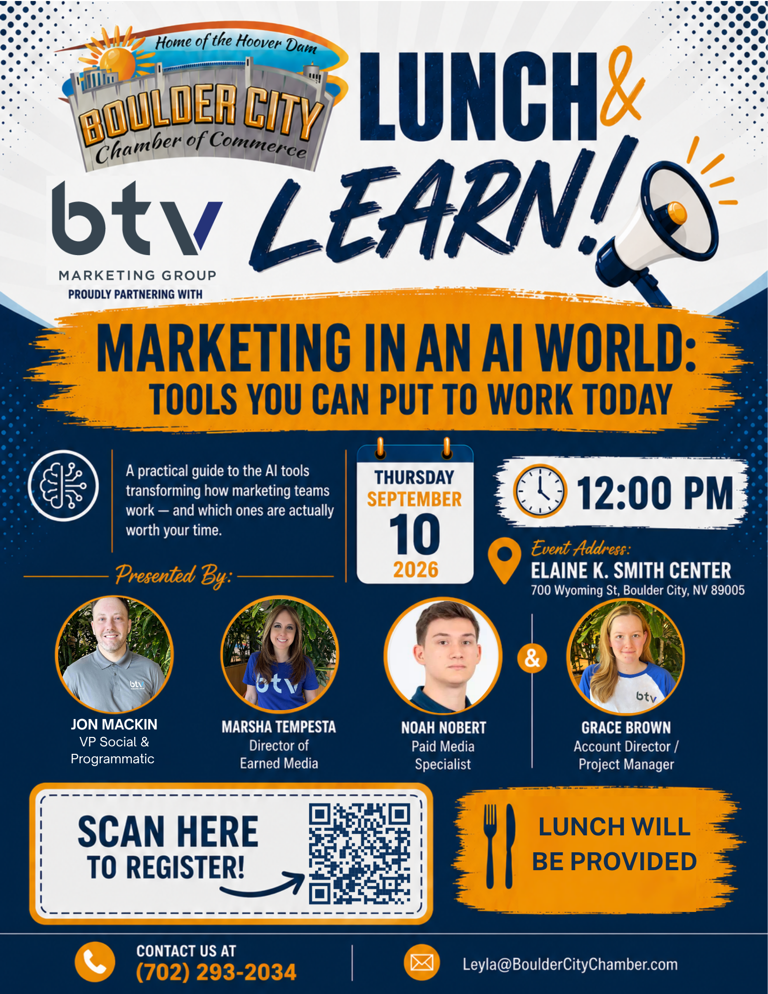 September Lunch and Learn flyer