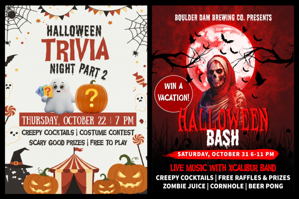 Boulder Dam Brewing Company Halloween Trivia Night Part 2 and Halloween Bash